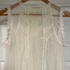 Free People Boho Lace Baby Doll